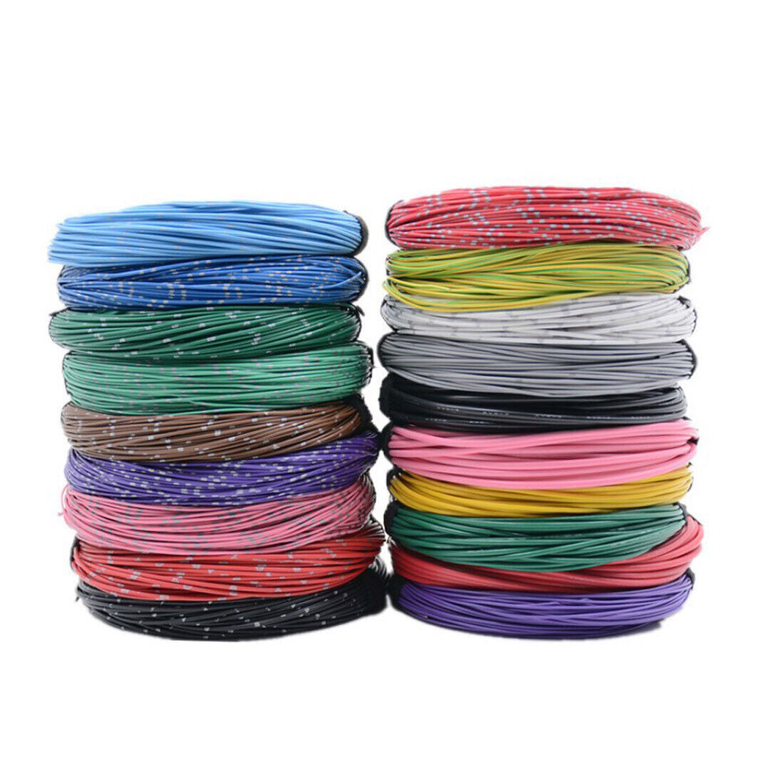 AVSS Car Wire Cable 0.3/0.5/0.85/1.25/2mm2 Colorful Insulation Thin-Walled Wires