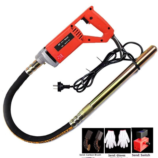 Concrete Vibrator Stabilized Voltage 800W/1.3kw/1.8kw Motor Construction Tools