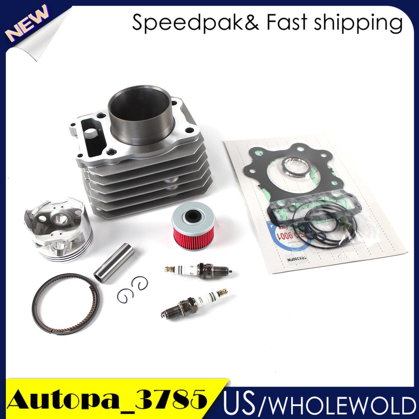 ya 27 7.2 Cylinder Top End Rebuild Kit for Honda ATV TRX300 FOURTRAX 300 4x4 2x4 1988~2000