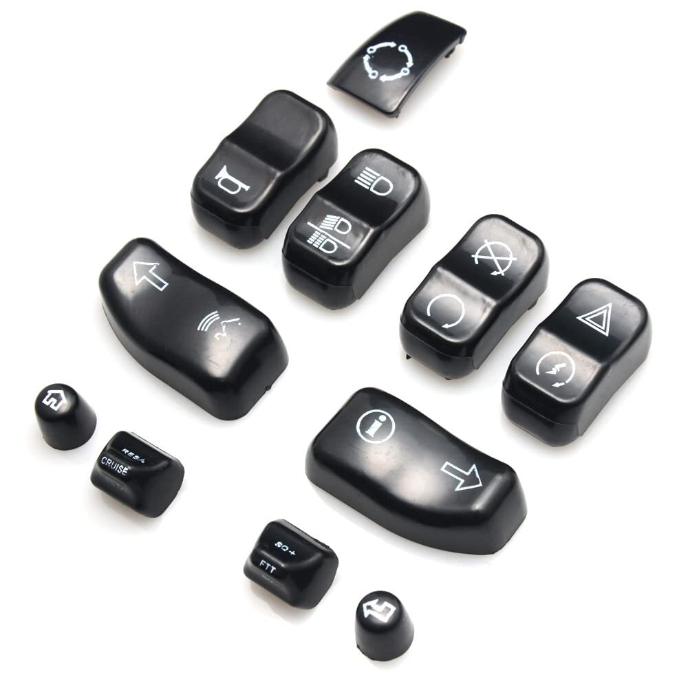 ya 1 7.4 11 piece set of for MAN ual switch button cover kit suitable for Harley Davi for DS on 2014-2023