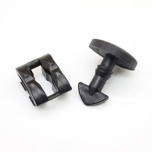 ya 2 6.26.2 for Land Rover Discovery 3 & 4 Bumper Tow Eye Cover Clips with Grommets Set of 4