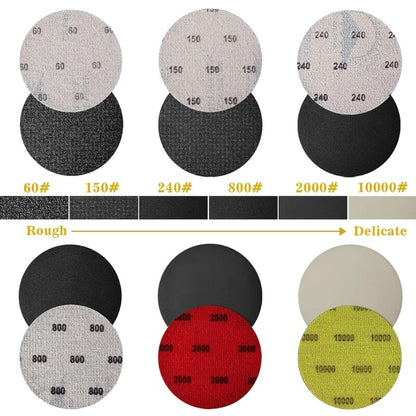 ya 14 42PCS Professio l 42pcs Car Headlight Polishing Set Waterproof Sanding Discs