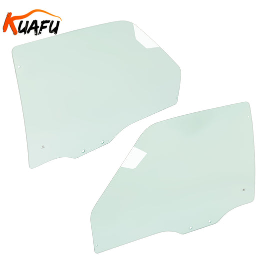 ya 2 6.30 KUAFU for Chevrolet S10 for GMC S15 1982 1983-1992 Front Side Door Window Glass 2Pcs