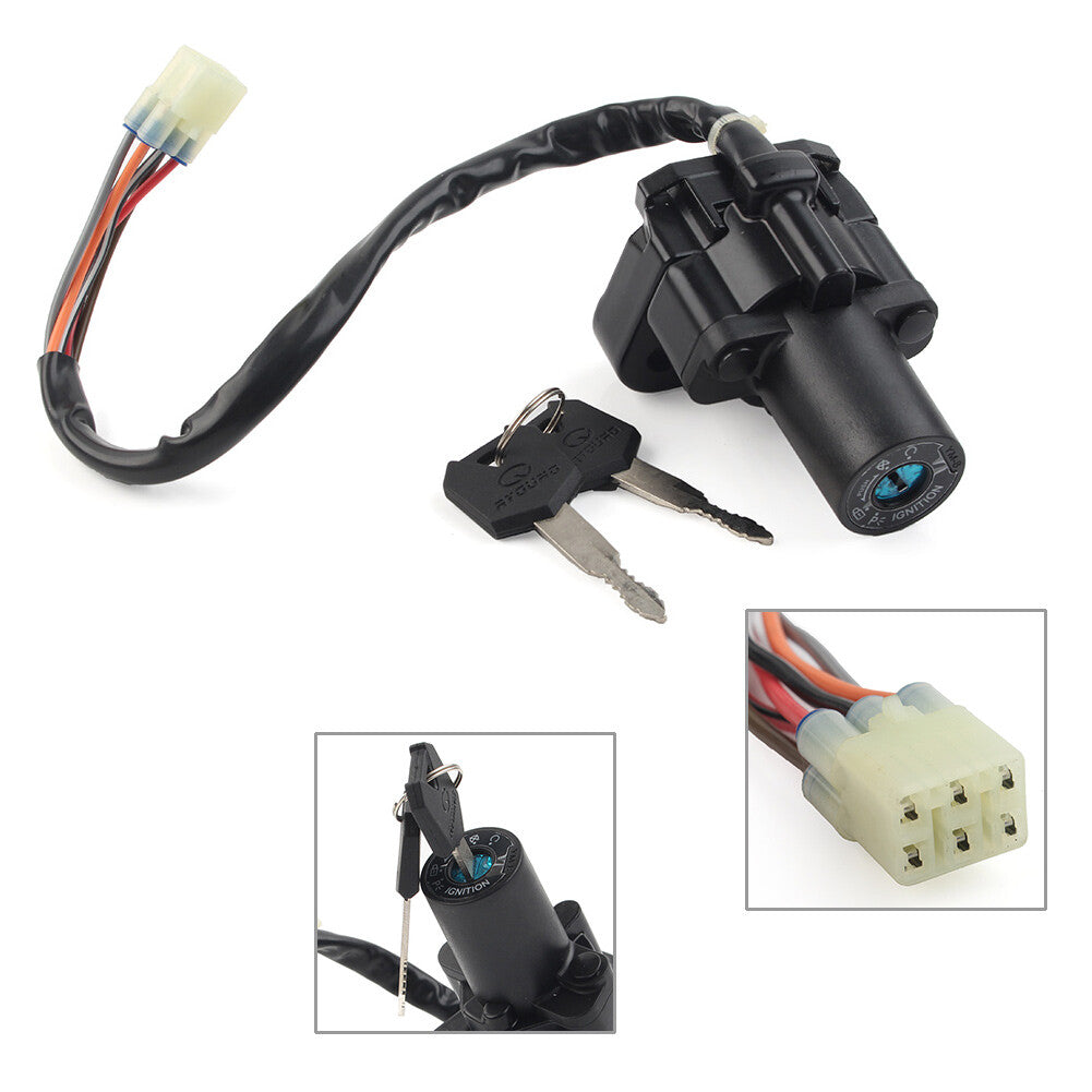 ya 1 7.4 Ignition Switch Lock Key Set Fit for Suzuki GSX1300R Hayabusa GSXR1300 1997-2007
