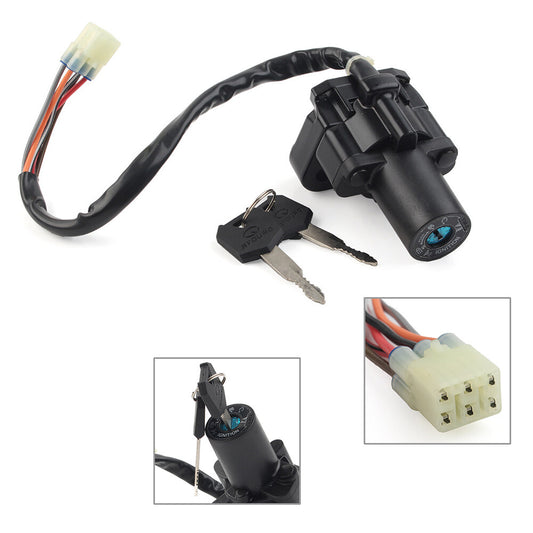 ya 1 7.4 Ignition Switch Lock Key Set Fit for Suzuki GSX1300R Hayabusa GSXR1300 1997-2007