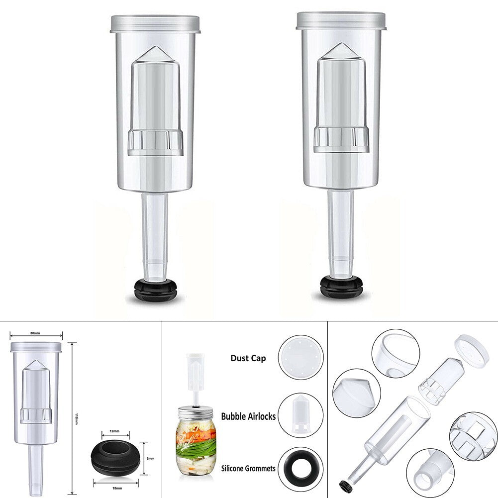ya 26 Prevent Spoilage and Keep Your Fermentation Safe with 2 Pack Air Lock Kit