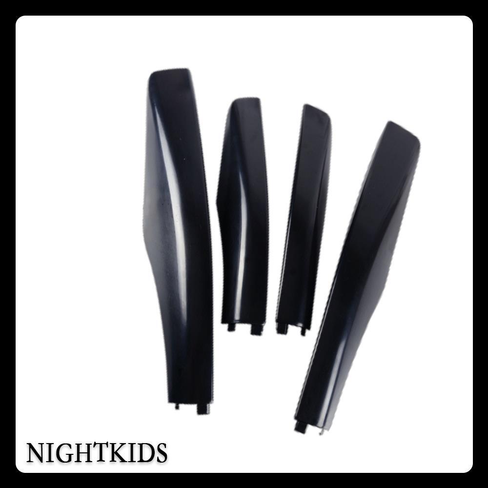 ya 5 8.7 Fit For RX330 RX350 2004-2007 4Pcs Roof Rack Cover Shell Rail End Cap Black
