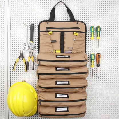 ya 26 Khaki Oxford Cloth Toolkit Multifunctio l Woodworking Electrician Special Repai