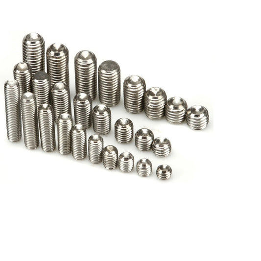 GRUB SCREWS CUP POINT ALLEN KEY SOCKET SET SCREWS A2 STAINLESS STEEL M3 M4 -M12