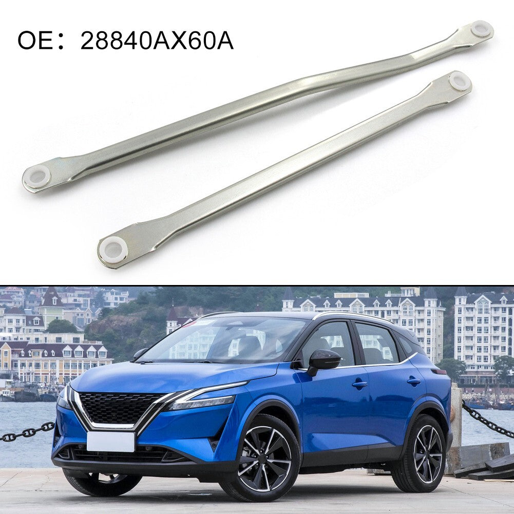 ya 4 6.22 2pcs Windscreen Wiper Rod Linkage Repair Set 28840AX60A Replacement for for Nissan