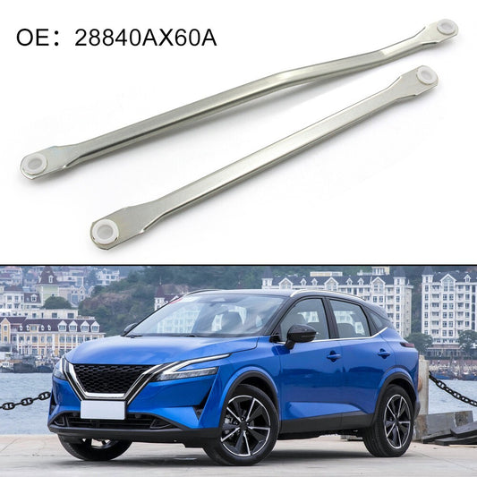 ya 4 6.22 2pcs Windscreen Wiper Rod Linkage Repair Set 28840AX60A Replacement for for Nissan