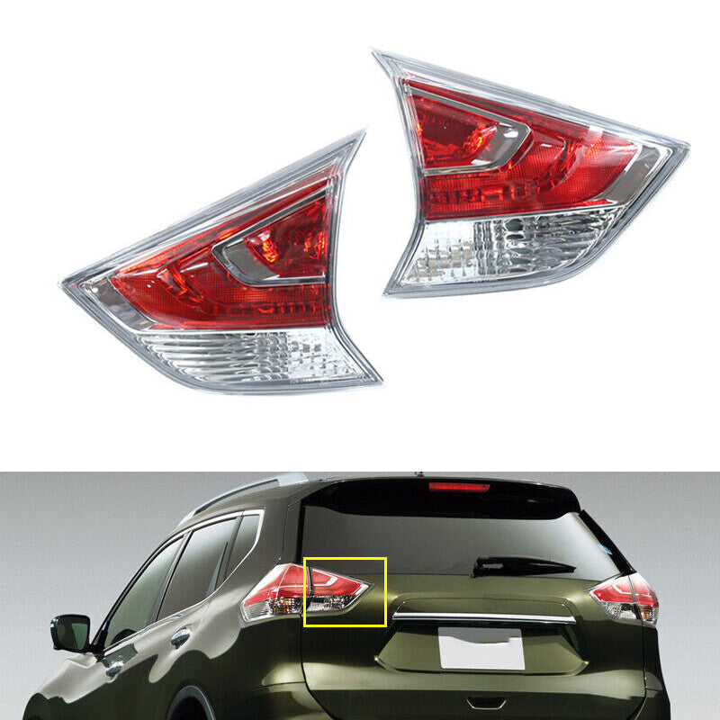 ya 2 6.26 Pair Inner Rear Bumper Tail Stop Brake Light for Nissan for X-Trail T32 2014-2016