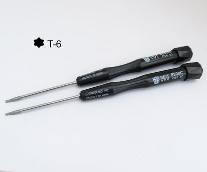 ya 14 50pcs BEST 8800C-50 T6 Torx Pision Screwdriver Repair Fixing Open Tool