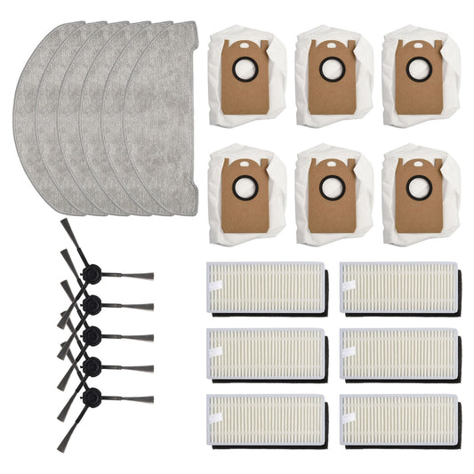ya 25 Complete Cleaning Kit for For IMOU RV1 Pro Max with Side Brush and Filter