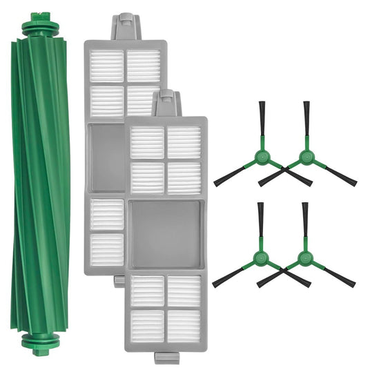 ya 25 Roller Brush Side Brush Filter Set for 205 For DustCompactor Replacement
