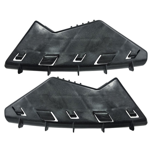 ya 27 6.18.2 2 Front Bumper Upper Brackets Left & Right Fits 2013-2018 for Hyundai Santa Fe Black