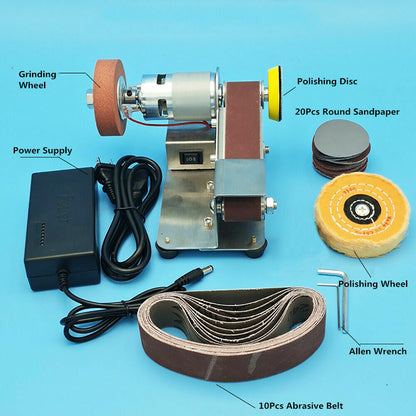 ya 17 Electric belt sander, polishing and grinding machine, fixed angle knife ener 
