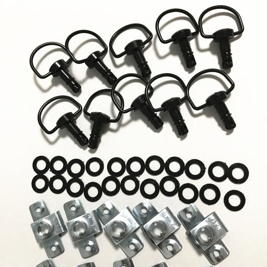 ya 7 6.11 Fairing Quick Release Clip D-Ring Race Fasteners 1/4 Turn Dzus Accessories Parts
