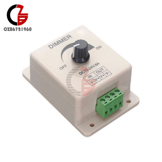 ya 14 New 2PCS 12V 8A PIR Sensor LED Strip Light Switch Dimmer Brightness Controller
