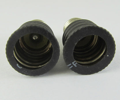 ya 14 10x LED Light Bulb Lamp Converter US E12 Male To EU E14 Female Candelabra Socket