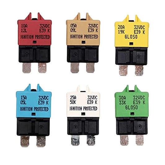 ya 1 7.8 for MANual Reset Circuit Breaker Pack of 6 for Marine RV and Automotive Use