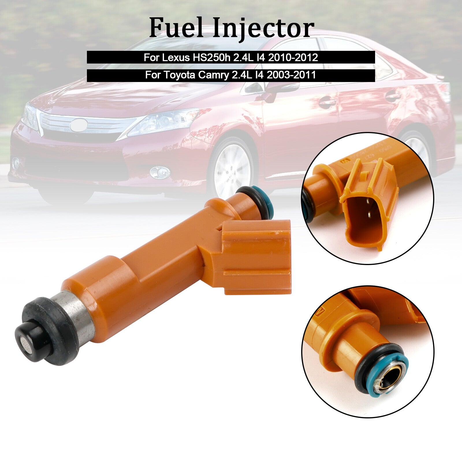 ya 1 8.5.2 1PCS Fuel Injector 23209-0H050 for Camry 2.4L 2003-2011 23209-28060
