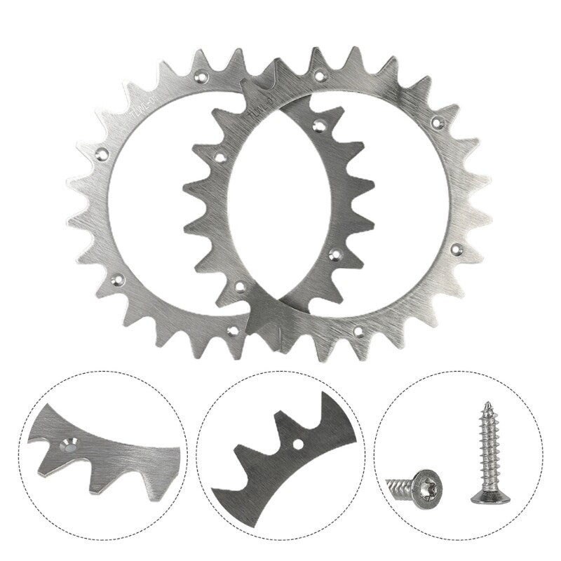 ya 14 2pc 205mm Wheel for S/M Lawn Ensure Stability on Wet Ground