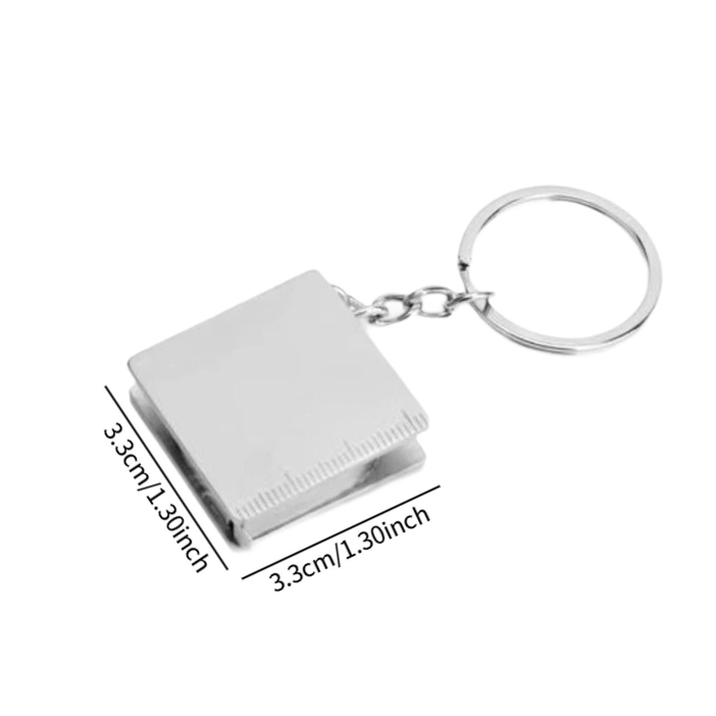 ya 14 Keychian Tape Measure Metric Ruler for Cloth Knitting Carpenter Sewing