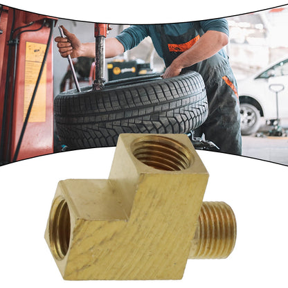 ya 5 8.7 Reliable Brass Tdistributor Angle Adapter M10x1mm External and Internal Threads