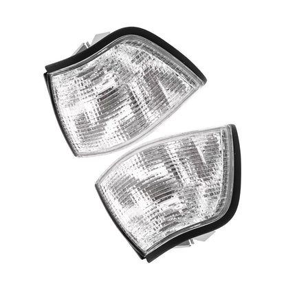 ya 5 8.7 Front LH & RH Turn Signal Indicator Light Cover Clear For 3-Series E36 1992-1998