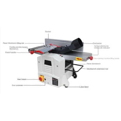 ya 25 8-inch Desktop Industrial 1500W Woodworking Electric Planer Electric Planer
