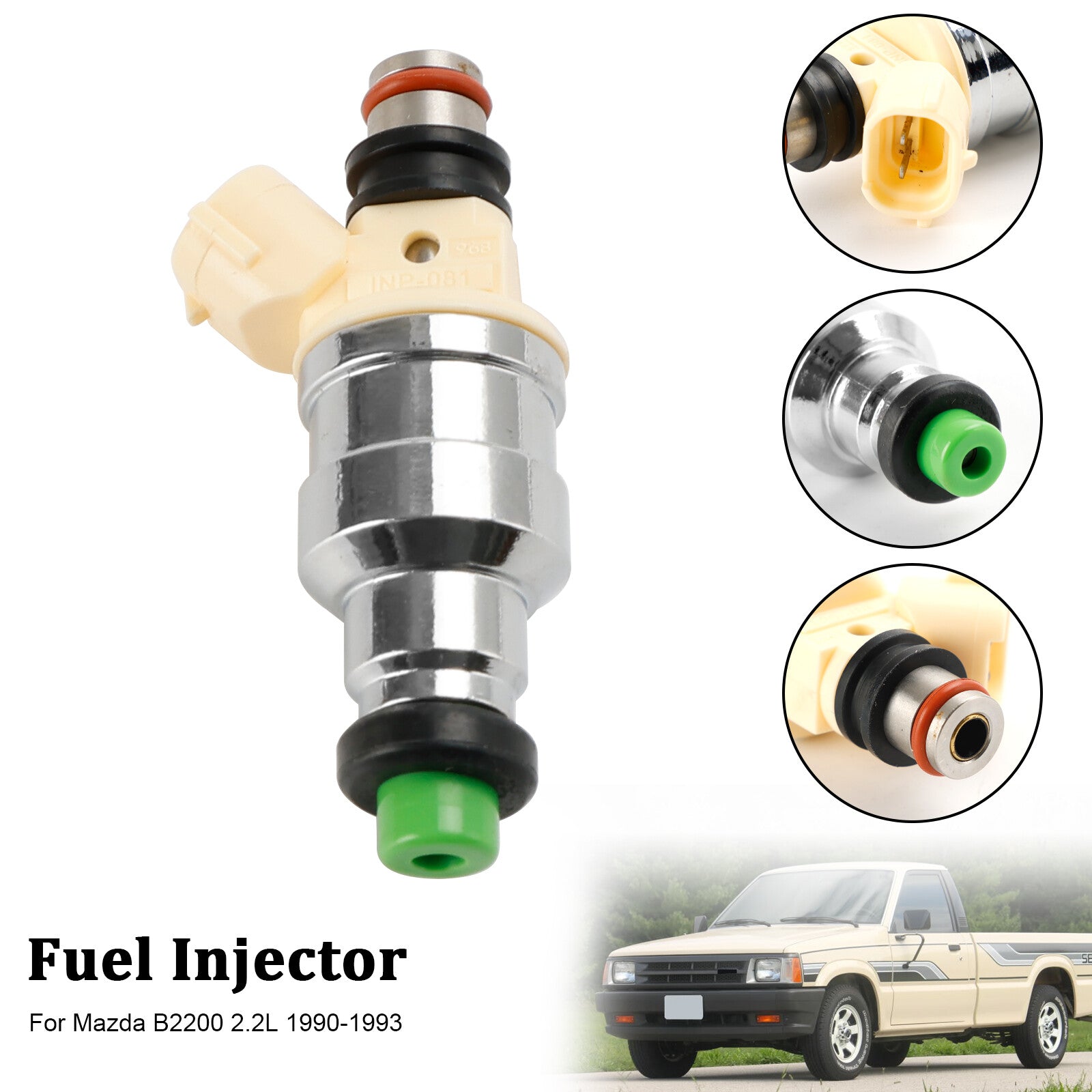 ya 1 8.5.3 1PCS Fuel Injector INP-081 for Mazda B2200 2.2L 1990-1993 F2G8-13-250