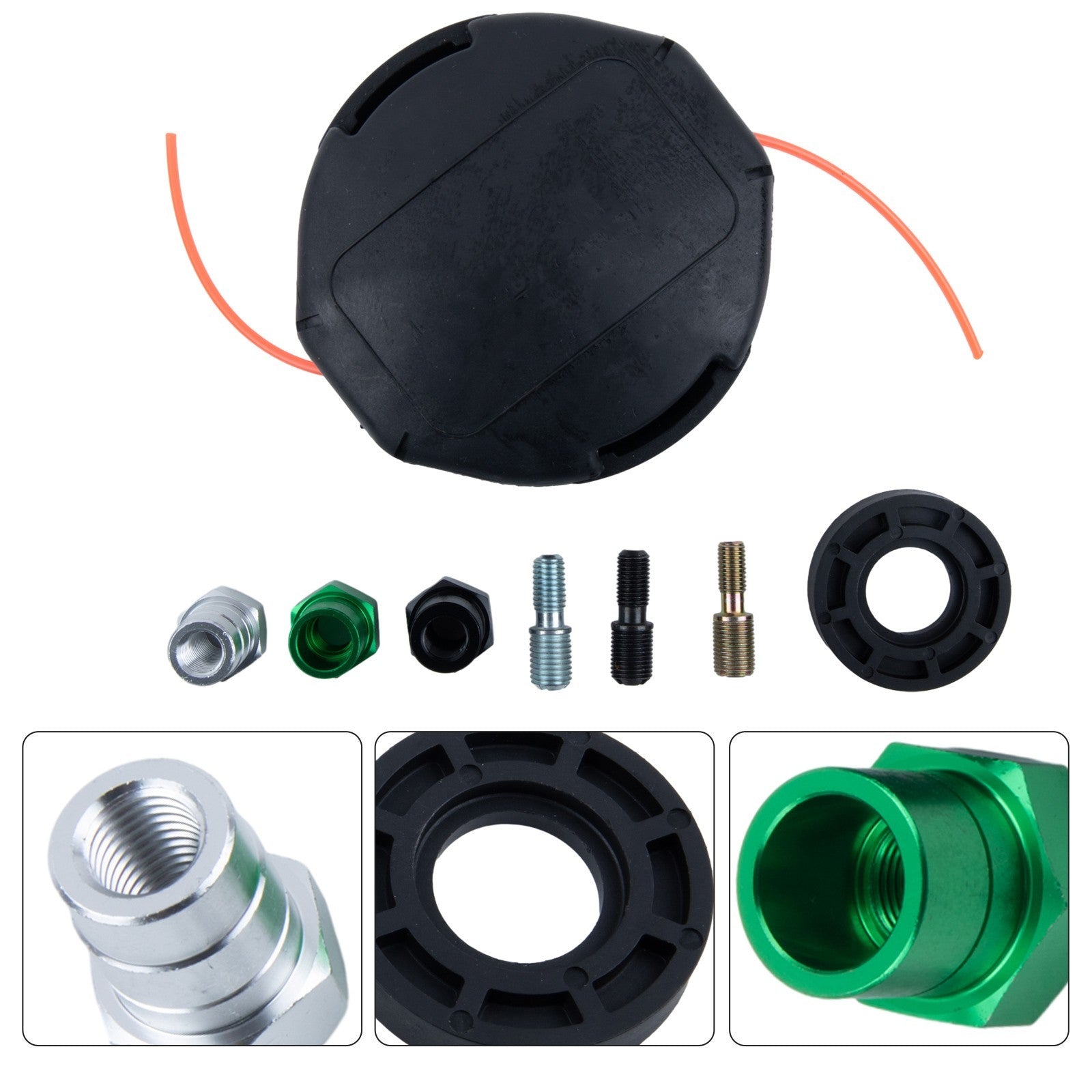 ya 14 8 PCS/Set String Trimmer Head Kit For 400 Head SRM-225 SRM-230 SRM-210