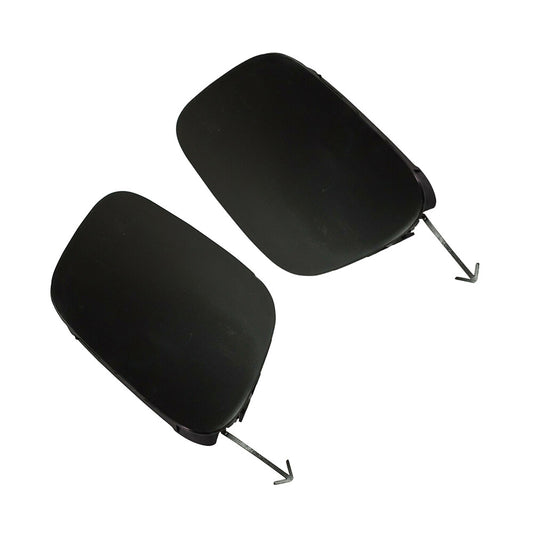 ya 27 6.18 Primed Bumper Tow Hook Eye Covers for 19-21 for Toyota Prius 2pcs Front Left & Right
