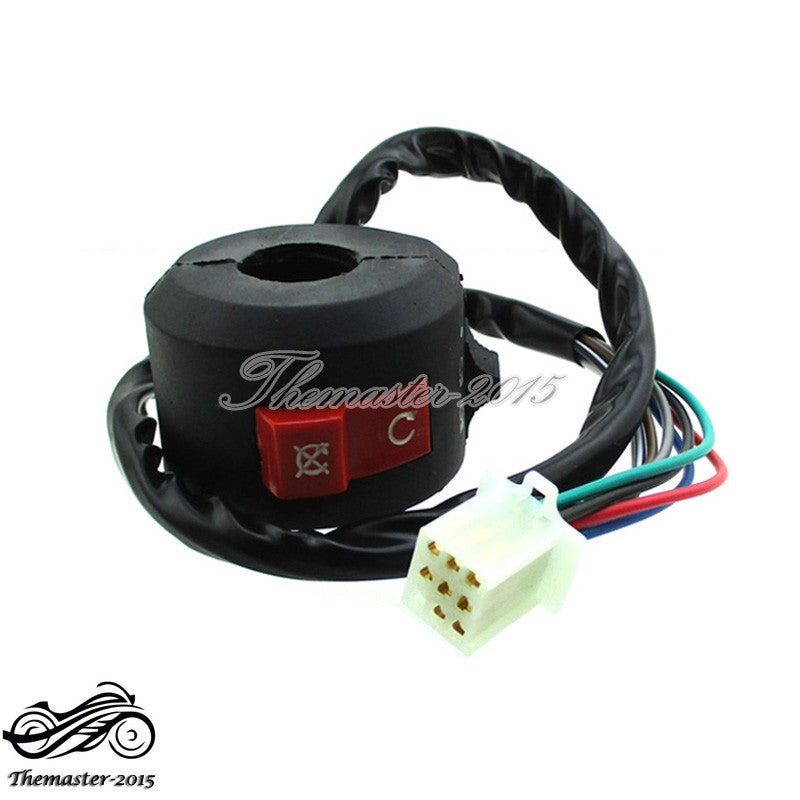 ya 8 5.27.2 8 Wire ATV Kill Light Start Switch Chinese 50cc 70cc 90cc 110cc Kazuma ATV Quad