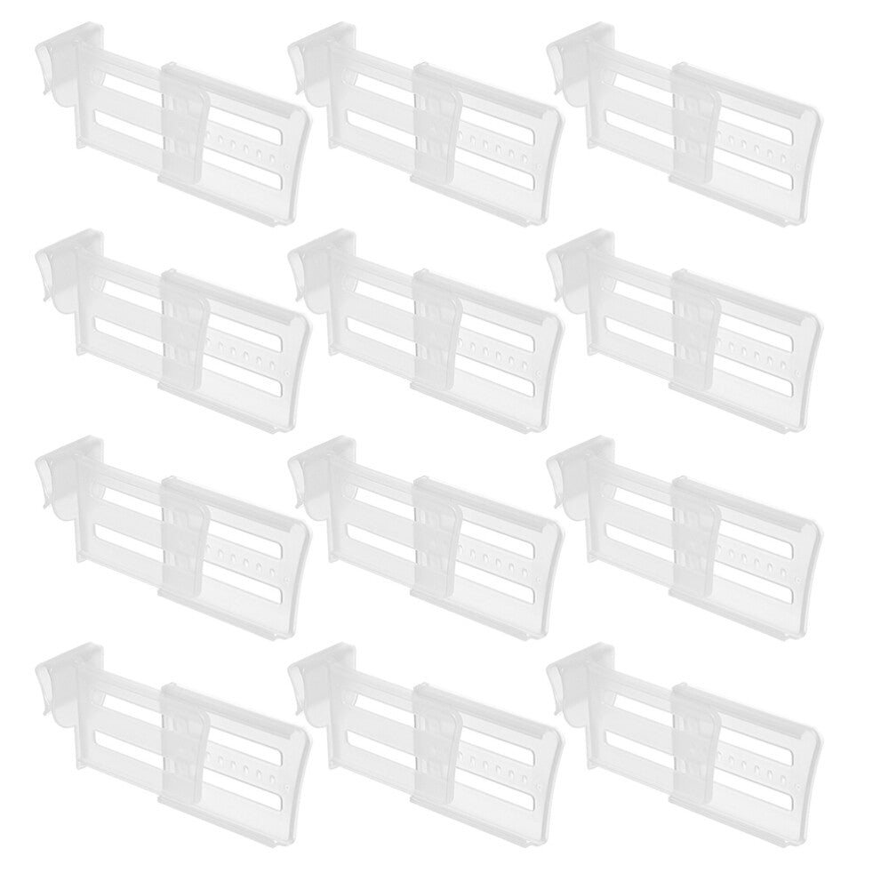 ya 25 12PCS Shelf Bin Divider Divider Clips idge Door Seperator idge Shelf Clasps