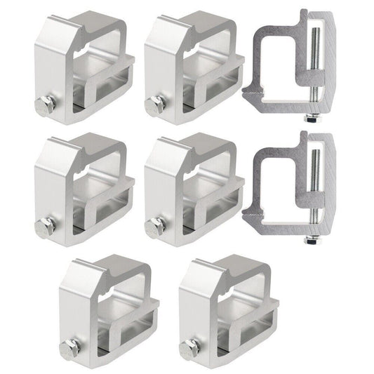 ya 8 5.27 8-Pack Truck Cover Camper Aluminum Shell Mounting Clips Heavy Duty 