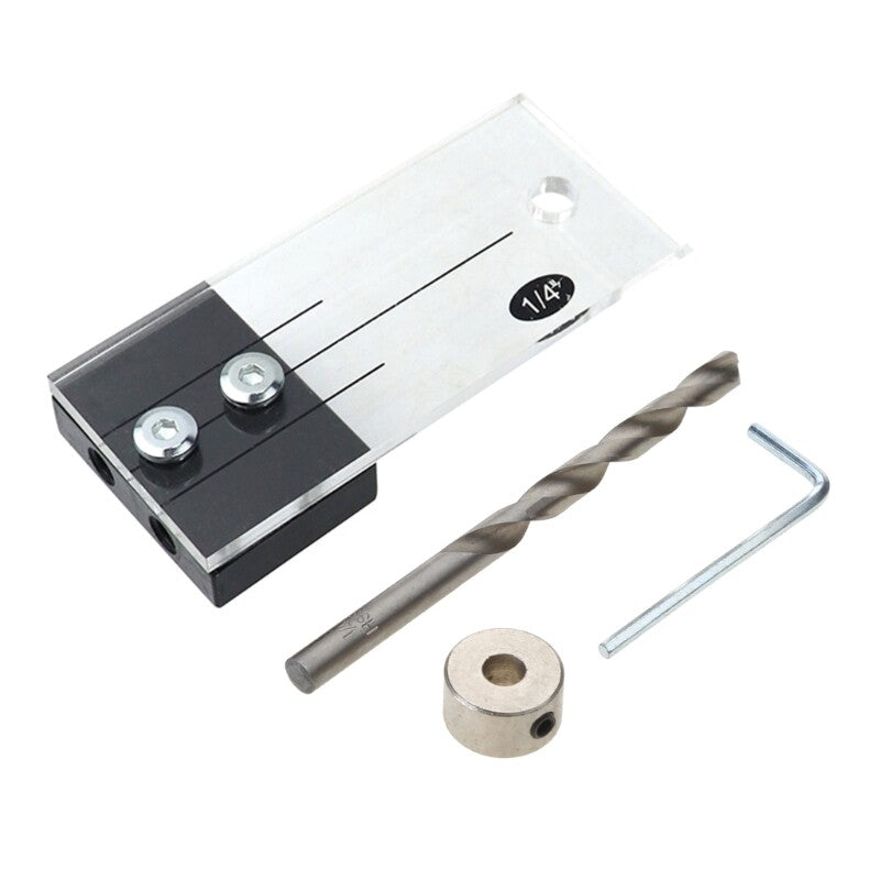 ya 17 Pocket Hole Jig Hole Locator DIY Woodworking Acrylic Doweling Jig