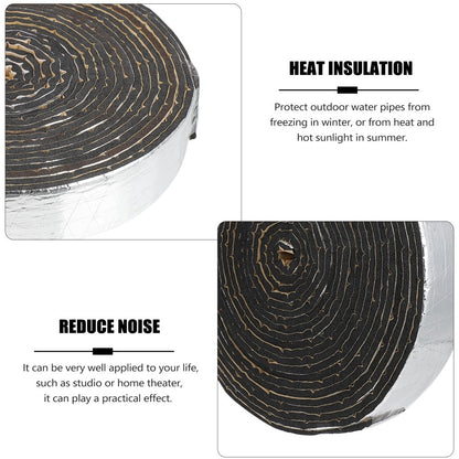 ya 5 8.7 Sound Insulation Cotton Aluminum Foil Self-adhesive Pipe Outdoor