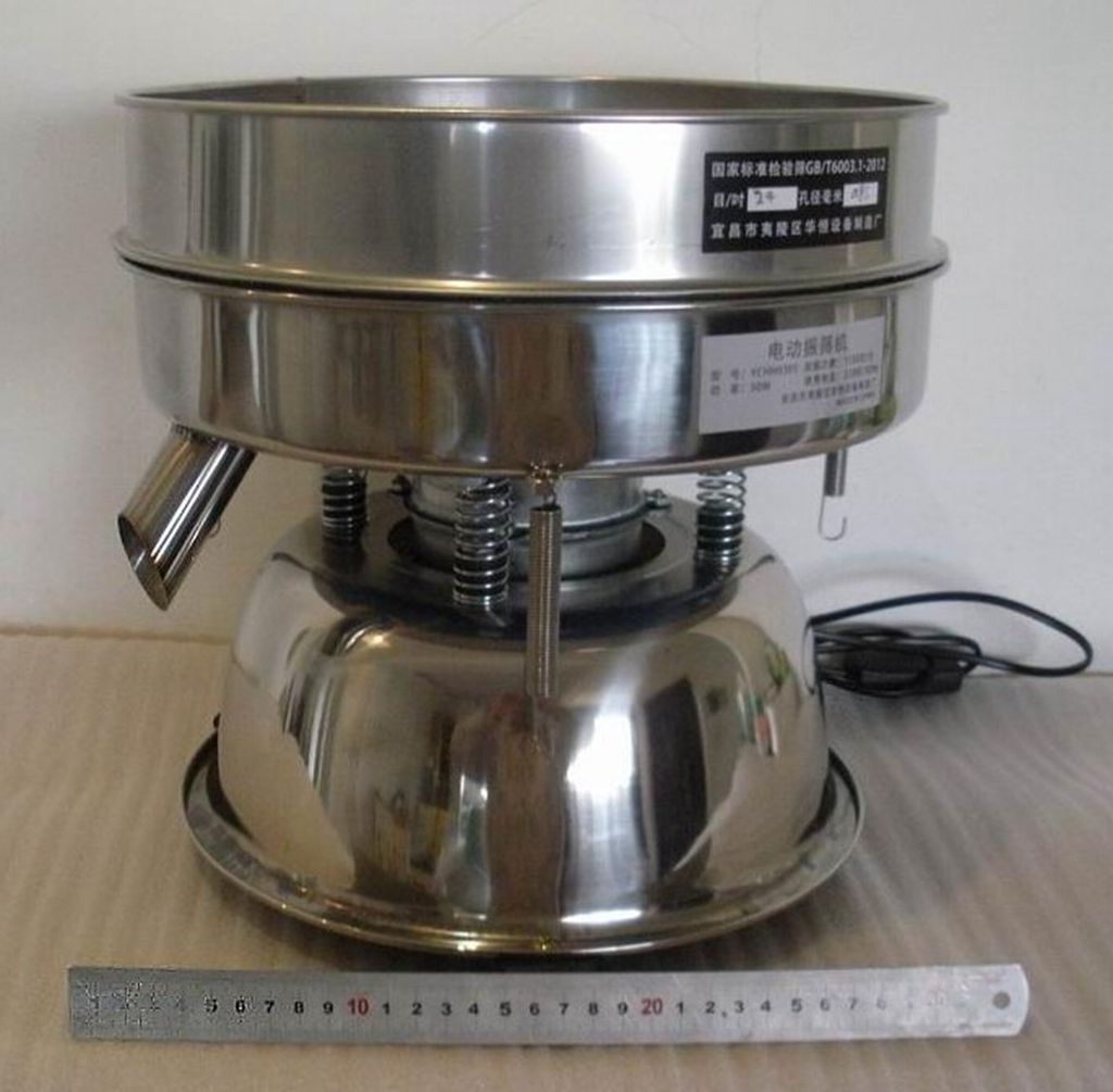 NEW Stainless Steel Electric Chinese Medicine Sieve Vibrating Sieve Machine 30mm