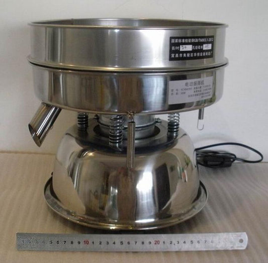 NEW Stainless Steel Electric Chinese Medicine Sieve Vibrating Sieve Machine 30mm