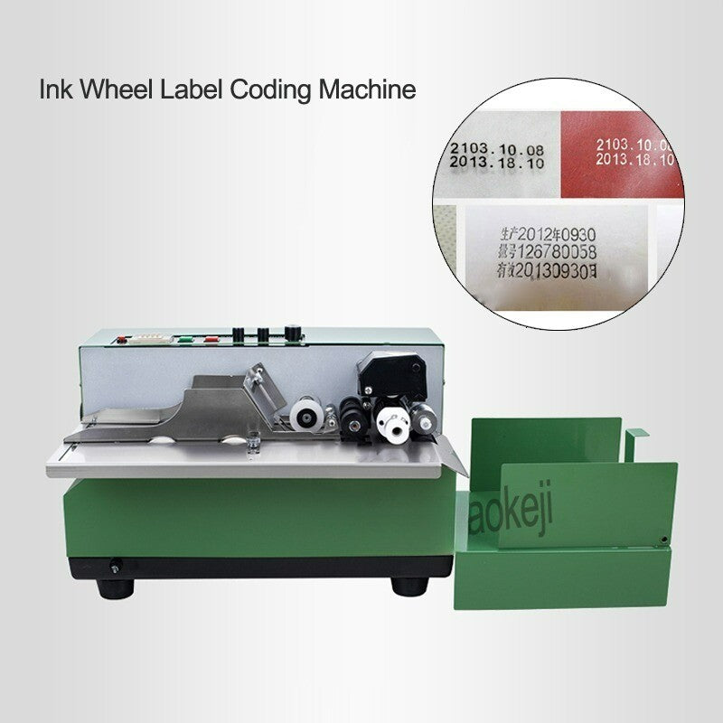 ya 26 7.28.2 Ink Wheel Black Printing Marking Machine Digital Continuous Automatic Codinga