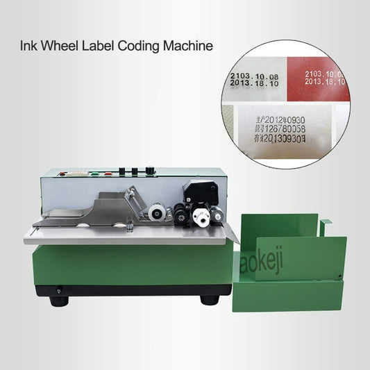 ya 26 7.28.2 Ink Wheel Black Printing Marking Machine Digital Continuous Automatic Codinga
