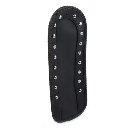 ya 5 8.7 for Harley Softail 84-06 Black PU Leather Rivet Rear Fender Bib Solo for SEAT
