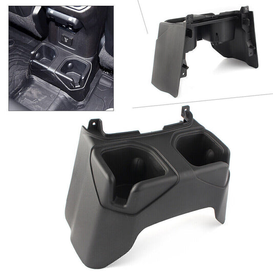 ya 4 6.21 1x Rear Floor Console Cup Holder Black 6BN67TX7AC for Jeep for Wrangler JL 2018 2019