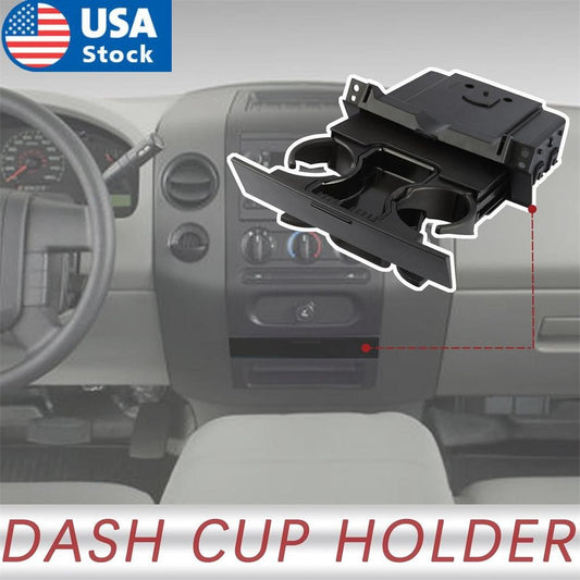 ya 4 6.21 Car Dashboard Cup Holder Ash Tray Black 6L3Z1504810AA for Ford F-150 F150 04-08