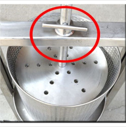 ya 26 Hollow Barrel + Wine Barrel Separation Grape Press Machine Winepress L size