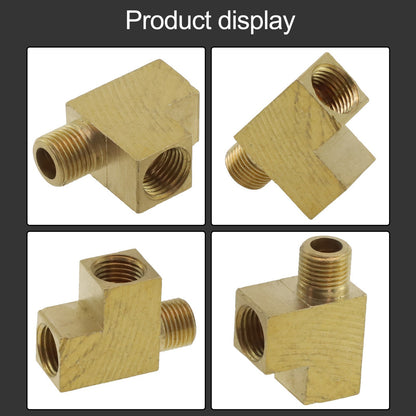 ya 5 8.7 Reliable Brass Tdistributor Angle Adapter M10x1mm External and Internal Threads