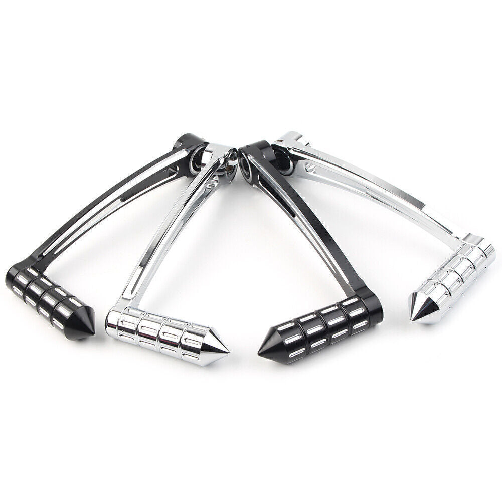 ya 5 8.7 Fit 2000-2015 for Harley FL Softail Models Heel Toe Shift Lever + Spike Shifter Pegs