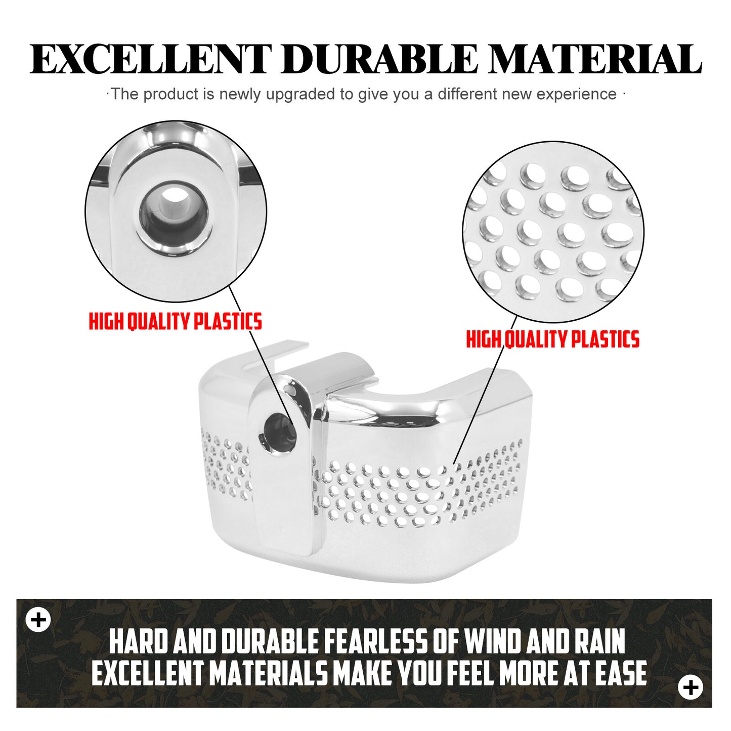 ya 5 8.7 Chrome ABS Plastic Coil Cover for Harley Softail Breakout Street Fat Bob 18-2024